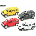 Машинка Kinsmart Hummer H2 SUV KT5337W (4 цв. в ассортименте, 1:40, метал., откр. двери)